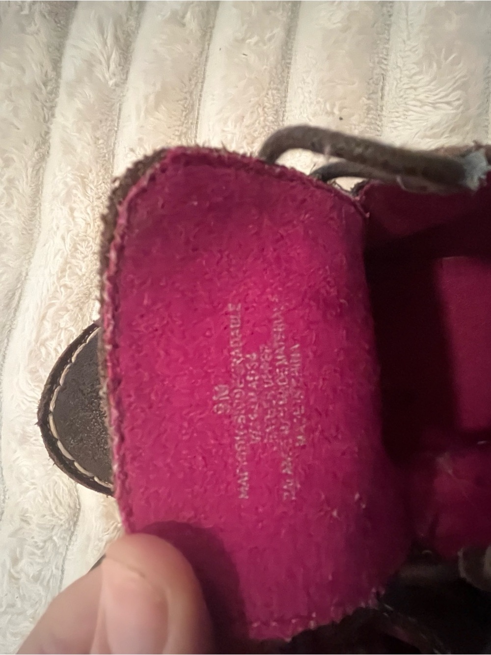 Jambu Brown Suede Lace-Up Ankle Boots with Pink Lining - Picture 6 of 6